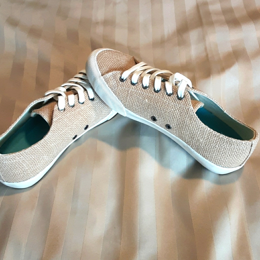 SeaVees Natural / White Canvas Sneakers